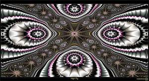 High Fly UV Psychedelic Fractal Tapestry Wall Hanging Backdrop