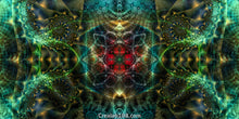 Charger l&#39;image dans la galerie, Changatrix tenture UV psychédélique fractal
