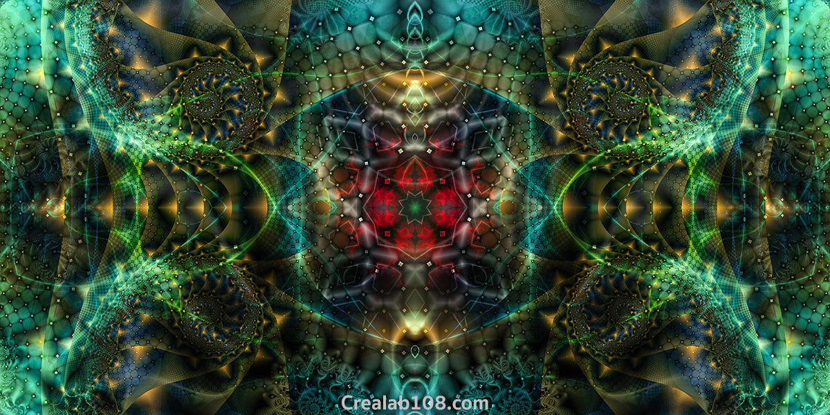 Changatrix tenture UV psychédélique fractal