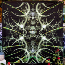 Load image into Gallery viewer, UV Tapestry Evil world money system by Crealab108
