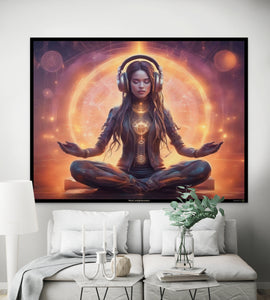 Music Enlightment UV Tapestry