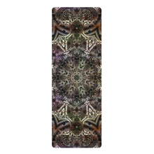 Load image into Gallery viewer, Printed Rubber Yoga Mat psychelelic Mandala fractal Koh Pha-Ngan Crealab108
