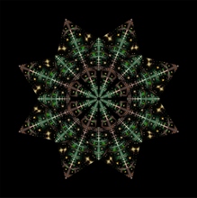 Load image into Gallery viewer, Galactiverse UV Canopy  trippy psychedelic festival party decor
