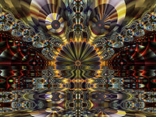 Load image into Gallery viewer, Scuti UV Psychedelic Fractal Tapestry
