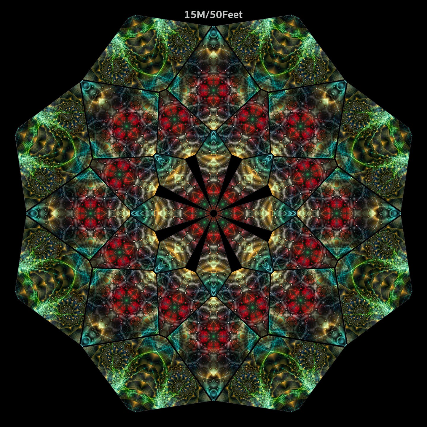 UV festival party canopy psychedelic trippy black light ultra violet decoration by Crealab108