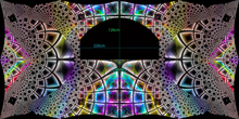 Load image into Gallery viewer, Torus UV DJ Booth Tapestry 3/6Meters - 120/240 inches Torus UV DJ Booth Tapestry 3/6Meters - 120/240 inches Crealab108

