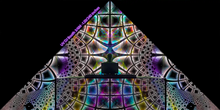 Charger l'image dans la galerie, Torus UV DJ Booth Triangle Tapestry 3/6Meters - 120/240 inches Torus UV DJ Booth Triangle Tapestry 3/6Meters - 120/240 inches Crealab108
