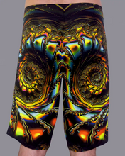 Load image into Gallery viewer, Cameleon UV psychedelic board shorts Cameleon UV psychedelic board shorts Crealab108
