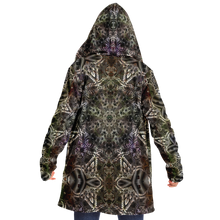 Load image into Gallery viewer, Primaterra Cosmic Fractal Cloak ,Hoodie Blanket, Psychedelic Hooded, Festival Blanket
