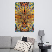 Load image into Gallery viewer, Bubble Ruptor Tapestry - Psychedelic Sacred Geometry Trippy Fractal Mandala Wall Hanging Party Backdrop

