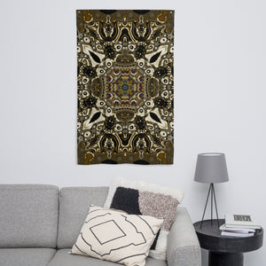 Antika Tapestry - Psychedelic Sacred Geometry Trippy Fractal Mandala Wall Hanging Party Backdrop