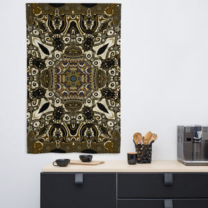 Antika Tapestry - Psychedelic Sacred Geometry Trippy Fractal Mandala Wall Hanging Party Backdrop