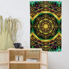 Charger l&#39;image dans la galerie, Ayamantra Tapestry - Psychedelic Sacred Geometry Trippy Fractal Mandala Wall Hanging Party Backdrop
