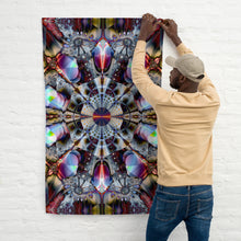 Load image into Gallery viewer, Other Dimension Tapestry - Psychedelic Sacred Geometry Trippy Fractal Mandala Wall Hanging Party Backdrop
