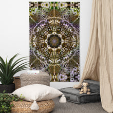 Load image into Gallery viewer, Organic Tapestry - Psychedelic Sacred Geometry Trippy Fractal Mandala Wall Hanging Party Backdrop
