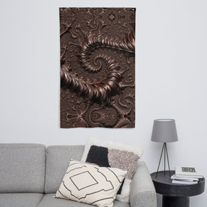 The Dark Tapestry - Psychedelic Trippy Fractal Wall Hanging Party Backdrop