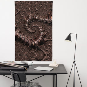 The Dark Tapestry - Psychedelic Trippy Fractal Wall Hanging Party Backdrop