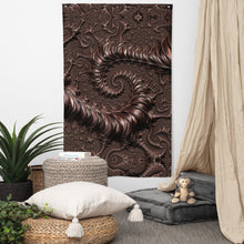 Charger l&#39;image dans la galerie, The Dark Tapestry - Psychedelic Trippy Fractal Wall Hanging Party Backdrop
