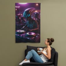 Load image into Gallery viewer, Aliens Party Tapestry - Cosmic Psychedelic Wall Hanging Alien Party Backdrop
