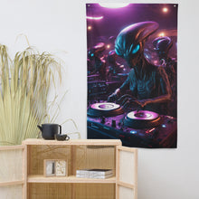 Load image into Gallery viewer, Aliens Party Tapestry - Cosmic Psychedelic Wall Hanging Alien Party Backdrop
