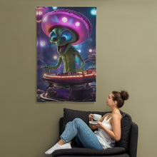 Load image into Gallery viewer, Shroomy Tapestry - Cosmic Psychedelic Wall Hanging Alien Mix Party Backdrop
