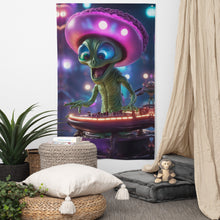 Load image into Gallery viewer, Shroomy Tapestry - Cosmic Psychedelic Wall Hanging Alien Mix Party Backdrop
