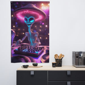 Shroobidoo Mix Tapestry - Cosmic Psychedelic Wall Hanging Alien Backdrop
