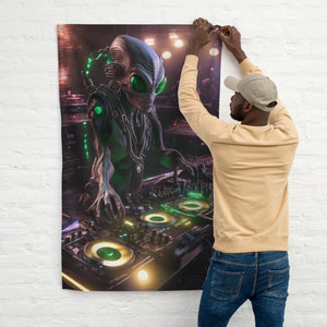 BRODJ Tapestry - Cosmic Psychedelic Wall Hanging Alien Party Backdrop