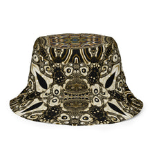 Load image into Gallery viewer, Tribal/Antika - Reversible bucket hat psychedelic fractal mandala and sacred geometry
