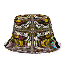 Load image into Gallery viewer, Changatrix/Totem - Reversible bucket hat psychedelic fractal mandala and sacred geometry
