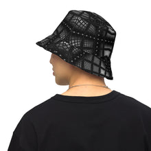 Load image into Gallery viewer, Mad Max/Spheral - Reversible bucket hat psychedelic fractal mandala
