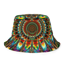 Charger l&#39;image dans la galerie, Geronima/Lets Dance - Reversible bucket hat psychedelic fractal mandala and sacred geometry
