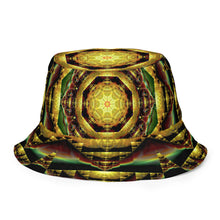 Load image into Gallery viewer, Ayamantra/Dance for Sun - Reversible bucket hat psychedelic fractal mandala

