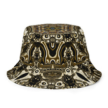 Load image into Gallery viewer, Tribal/Antika - Reversible bucket hat psychedelic fractal mandala and sacred geometry
