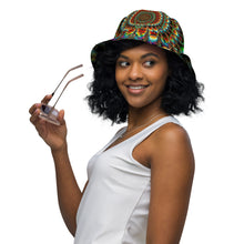 Load image into Gallery viewer, Geronima/Lets Dance - Reversible bucket hat psychedelic fractal mandala and sacred geometry
