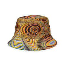 Charger l&#39;image dans la galerie, Bubble Ruptor/Organic - Reversible bucket hat psychedelic fractal mandala and sacred geometry
