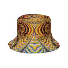 Load image into Gallery viewer, Bubble Ruptor/Organic - Reversible bucket hat psychedelic fractal mandala and sacred geometry
