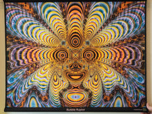 Load image into Gallery viewer, Crealab108 Horizontal Tapestry 70/80cm - 26/31.5inches pockets finishing Bubble Ruptor UV Psychedelic Fractal Tapestry Bubble Ruptor UV Psychedelic Fractal Tapestry
