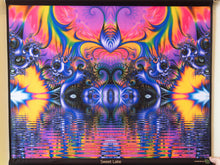Load image into Gallery viewer, Crealab108 Horizontal Tapestry 70/80cm - 26/31.5inches pockets finishing Sweet Lake Sunset Psychedelic Fractal UV Tapestry Sweet Lake Sunset Psychedelic Fractal UV Tapestry
