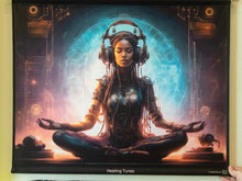 Load image into Gallery viewer, Crealab108 Horizontal Tapestry Healing Tunes UV tapestry sound meditation Healing Tunes UV tapestry sound meditation
