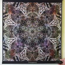 Load image into Gallery viewer, Crealab108 Square Tapestry 75/75cm - 29.5/29.5inches pockets up/down finishing Primaterra Psychedelic Fractal UV Tapestry Primaterra Psychedelic Fractal UV Tapestry
