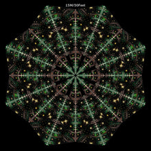 Load image into Gallery viewer, Crealab108 UV Canopy Canopy A B C D set 15M Galactiverse UV Canopy Set A B C D - trippy psychedelic festival party decor Galactiverse UV Canopy Set A B C D - trippy psychedelic festival party decor
