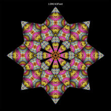Load image into Gallery viewer, Crealab108 UV Canopy Canopy A B C set 13M Experimental Area UV Canopy Set A B C D - trippy psychedelic festival party decor Experimental Area UV Canopy Set A B C D - trippy psychedelic festival party decor
