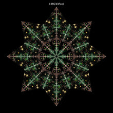 Load image into Gallery viewer, Crealab108 UV Canopy Canopy A B C set 13M Galactiverse UV Canopy Set A B C D - trippy psychedelic festival party decor Galactiverse UV Canopy Set A B C D - trippy psychedelic festival party decor
