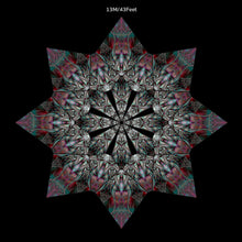 Load image into Gallery viewer, Crealab108 UV Canopy Canopy A B C set 13M Winita UV Canopy Set A B C D - trippy psychedelic festival party decor Winita UV Canopy Set A B C D - trippy psychedelic festival party decor
