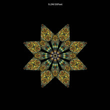 Load image into Gallery viewer, Crealab108 UV Canopy Canopy A B set 9.2M Visual Activation UV Canopy Set A B C D - trippy psychedelic festival party decor Visual Activation UV Canopy Set A B C D - trippy psychedelic festival party decor
