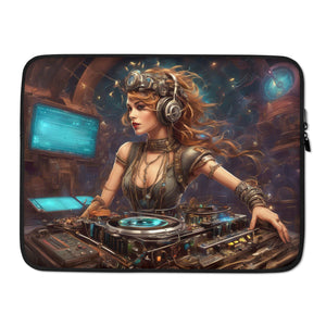 Psychedelic Fractal DJ Laptop Sleeve Crealab108