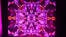 Load and play video in Gallery viewer, Other Dimension UV Psychedelic Fractal Mandala Tapestry
