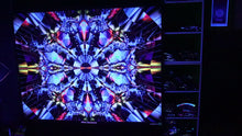 Load and play video in Gallery viewer, Other Dimension UV Psychedelic Fractal Mandala Tapestry
