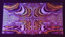Load and play video in Gallery viewer, Changatrix UV Psychedelic Fractal Tapestry
